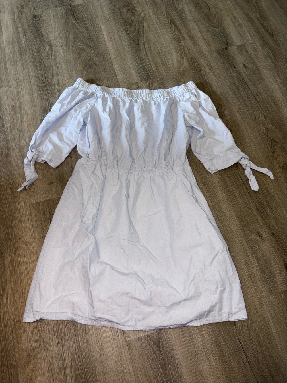 H&M | Blue Off-Shoulder Dress